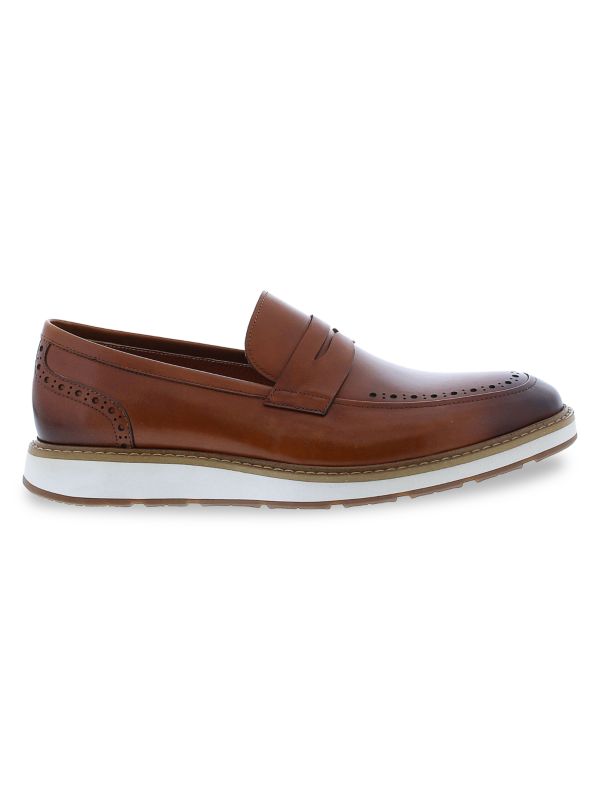 Zanzara Willard Leather Penny Loafers